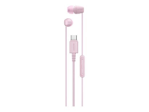 Sony ausinės IER‑EX15C laidinės įausninės su mikrofonu Rožinė