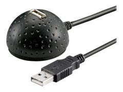 goobay 150 USB Dokkimisjaam 1.5m USB Pikenduskaabel, Must