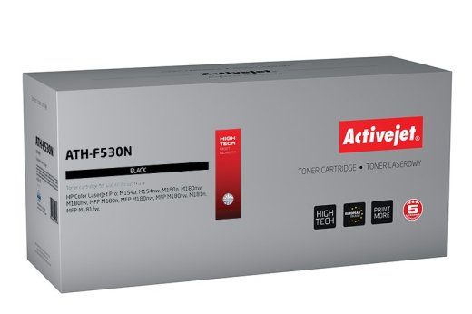 Activejet ATH-F530N toner (asendus HP 205A CF530A jaoks; Supreme; 1100 lehte; must)