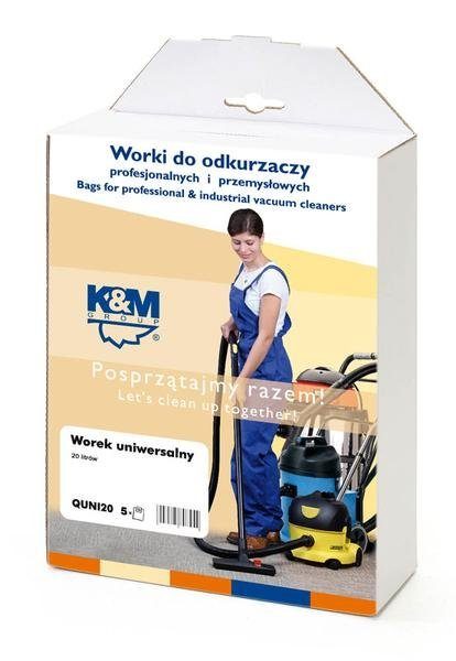 K&M KM-QUNI30.A tolmuimeja kotid universaalsed