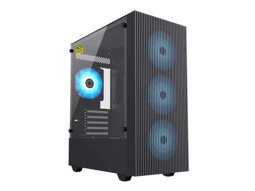 GameMax Eco Range EDGE Micro ATX Tornikorpus, Must
