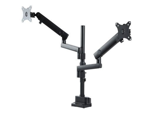 StarTech.com stalviršio montuojama dviguba monitoriaus ranka - pilno judesio monitoriaus laikiklis 2x VESA ekranams iki 32 (17lb/8kg) - vertikaliai...