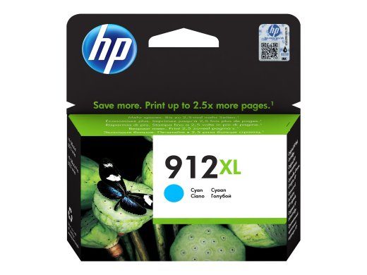 HP 912XL tsüaan 825-lehekülje tindipatruun 3YL81AE