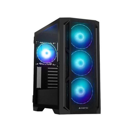 KASUTUSKOHTA CHIEFTEC APEX LUMO Tower ATX MiniITX Värvus must GA-01B-L-OP