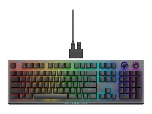 Alienware Tri-Mode AW920K Mechaninė klaviatūra AlienFX Per-Key RGB/16.8M Spalvos Belaidė USA