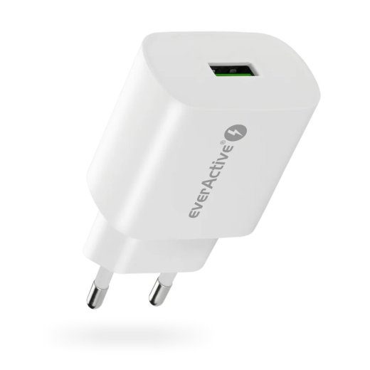 1x USB Quick Charge 3.0 18W Valge Laadija