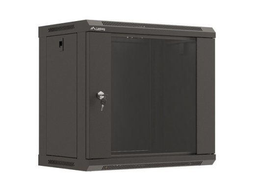 Lanberg WF03-5309-10B rack cabinet 9U Wall mounted rack Black