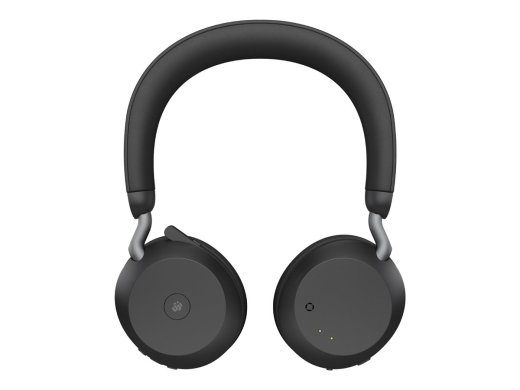 JABRA Evolve2 75 Ausinės ant ausies Belaidis aktyvus triukšmo slėgis USB-A triukšmo izoliuojantis juodas Sertifikuotas Microsoft T