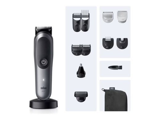 Braun All-in-One Series 7 AIO7560 trintuvas Juoda pilka