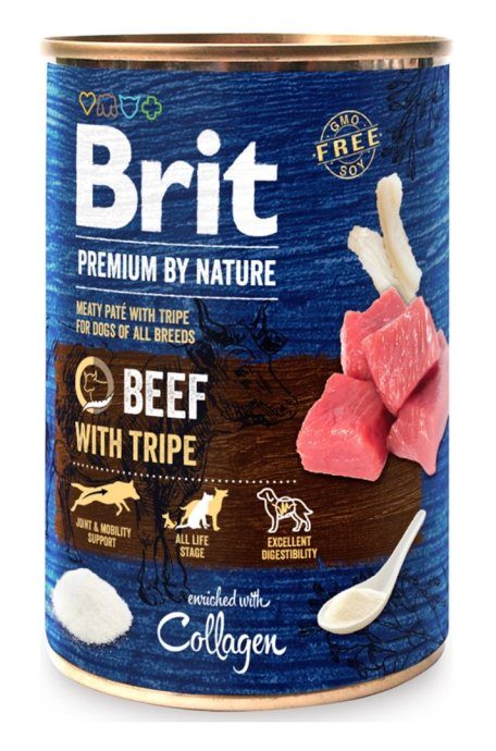 BRIT Premium by Nature Beef with Tripe - Niiske koeratoit - 400 g