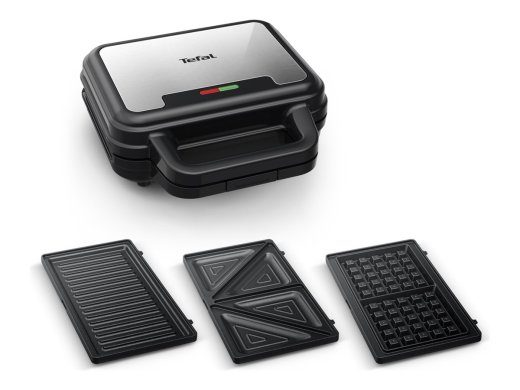 Tefal Ultra Compact SW383D10 võileivagrill/vafligrill/panini press roostevaba teras