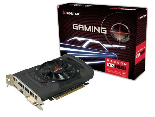 Biostar Radeon RX 550 4 GDDR5 AMD Graafikakaart