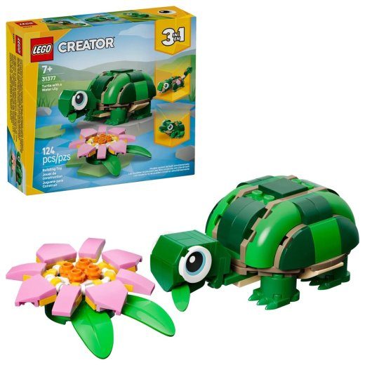 LEGO Creator 3-in-1 31377 Kilpkonn vesiroosiga