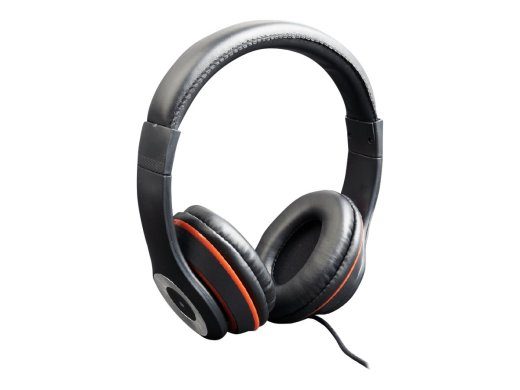Gembird Stereo headset, "Los Angeles" + microphone, passive noise canceling 3.5 mm Black