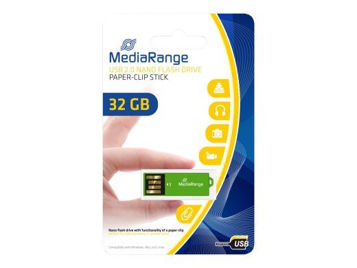 MediaRange 32GB USB 2.0 Flash Drive Roheline