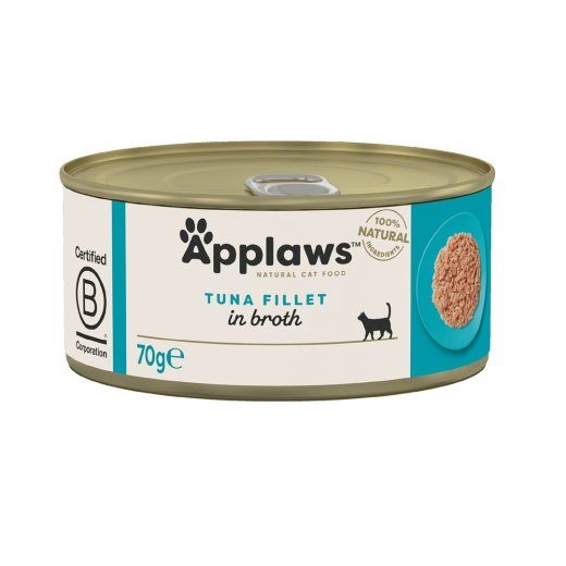 APPLAWS Tuunikala filee puljongis - märgkassitoit - 70g