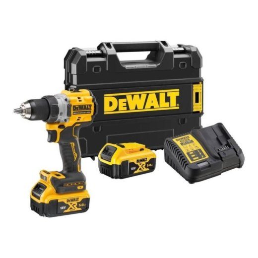 Dewalt 18V 2X5.0Ah bešepetukinis variklis gręžtuvas