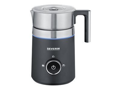 SEVERIN 0.5liitrine piimavaht 500W Harjatud roostevaba teras/must