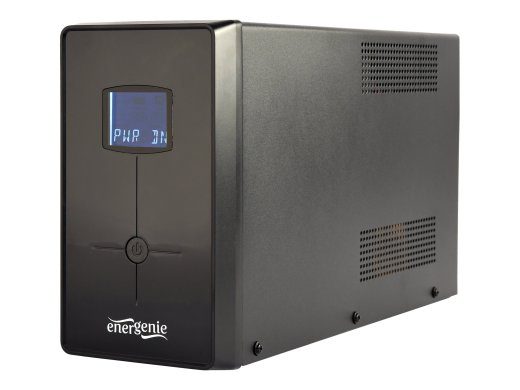 ENERGENIE EG-UPS-035 UPS USB ja LCD-ekraaniga 2000VA 2x Schuko + 3x IEC pistikuga must