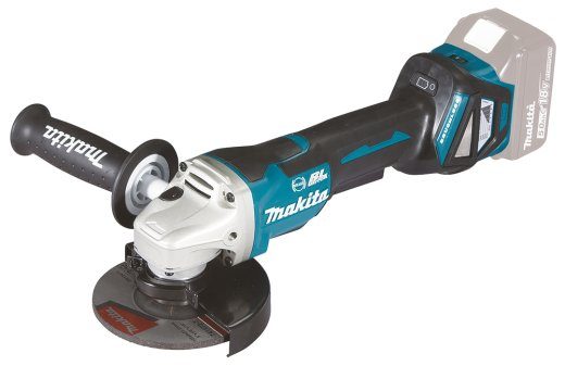 Makita DGA517Z kampinis šlifuoklis, 18V, be akumuliatoriaus
