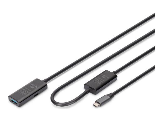 Digitus aktiivne USB 3.2 Gen1 pikenduskaabel DA-73111 USB-C kuni USB-A