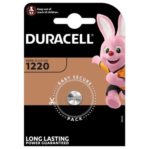 Duracell CR1220 liitium 3V tahvelarvuti aku