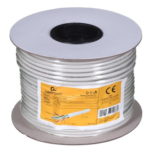 Gembird CAT6 UTP 100m võrgukaabel hall U/UTP (UTP)