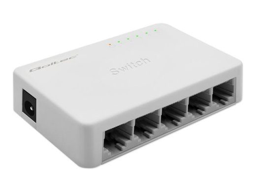 Qoltec 5-portine Gigabit Ethernet lüliti