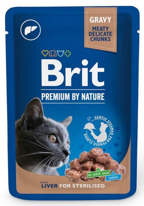 BRIT Premium Kassi Maksa Steriliseeritud - märgkassitoit - 100g