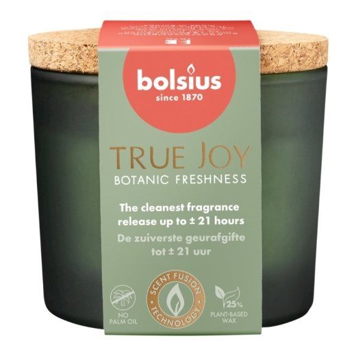 Bolsius True Joy Lõhnaküünal 66x83mm Botanic Freshness