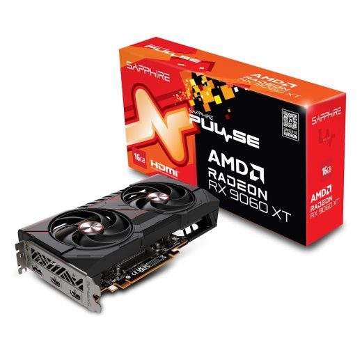 Sapphire Pulse Radeon RX 9060 XT OC 16GB graafikakaart