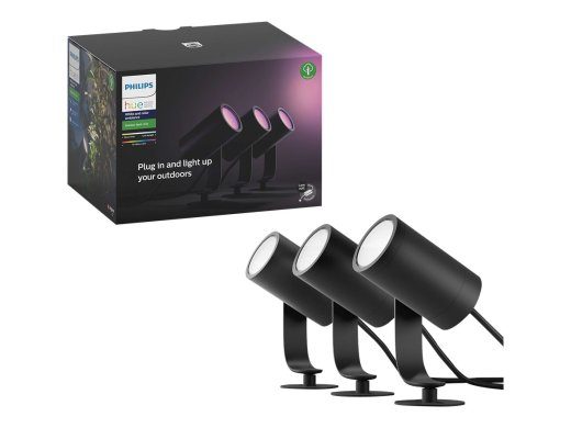 Philips Hue Lily Outdoor Spot base set 3x8W 24V Hue White and Color Ambiance