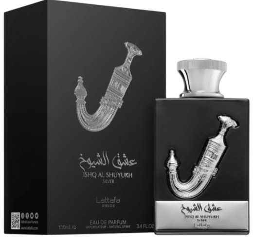 Lattafa Pride Ishq Al Shuyukh Silver Parfüüm EDP 100ml