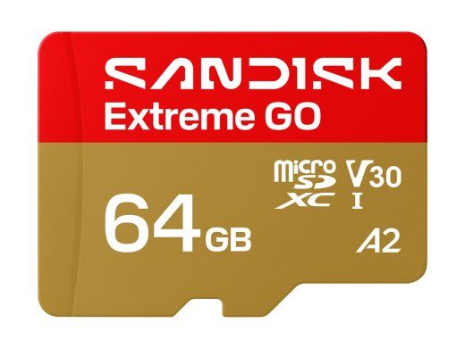SanDisk Extreme Go UHS-I microSDHC kaart 64GB 170MB/s