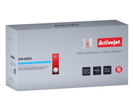 Activejet ATB-426CN taimer (asendus Brother TN-426C jaoks; Supreme; 6500 lehte; tsüaan)