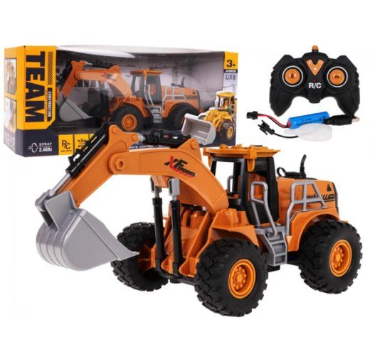 RoGer RC Lights and Smoke Excavator 1:22