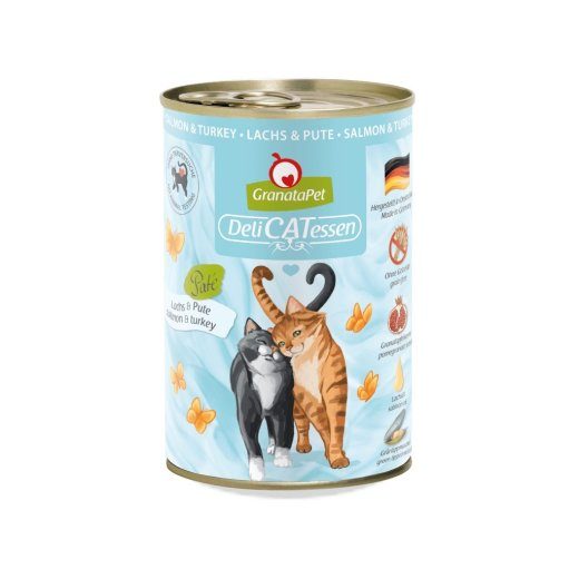 GRANATAPET DeliCATessen lõhe ja kalkun - märgkassitoit - 400g