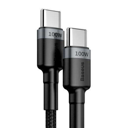 Baseus Cafule Flash Charging andmekaabel USB-C - USB-C 100W 2m / Hall/Must