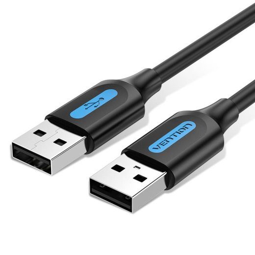 KAABEL USB2.0 MALE TO MALE/2M BLACK COJBH VENTION