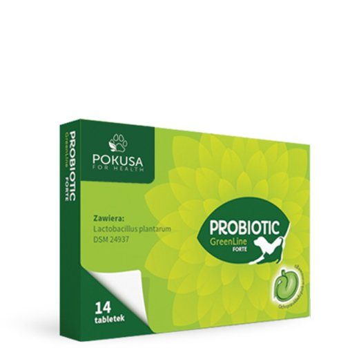POKUSA Probiotic Forte GreenLine - probiotikum koertele - 14 tk