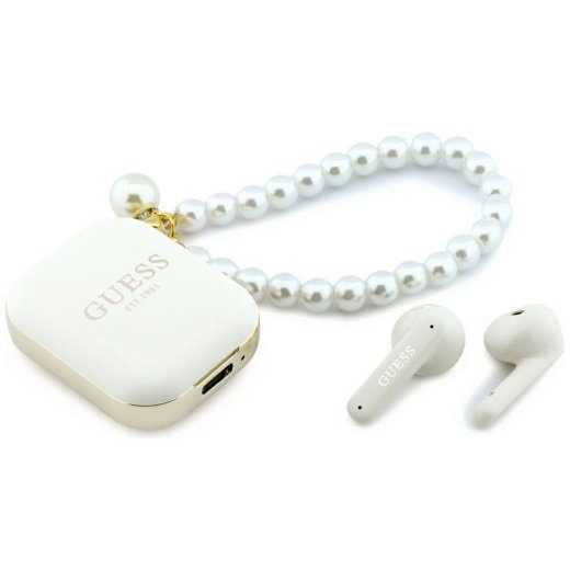 Pearl Strap TWS kõrvaklapid Guess / valge