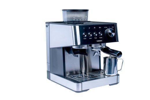 TORNADO TCM5431-GS pusiau automatinė kavos mašina 2,3L sidabro spalvos