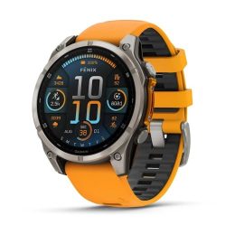 Garmin fenix 8 3.56 cm (1.4") AMOLED 47 mm Digital 454 x 454 pixels Touchscreen Graphite Wi-Fi GPS (satellite)