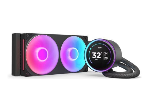 NZXT Kraken Elite 240 RGB Jahutussüsteem 1-pakk Must 2 x 120 mm