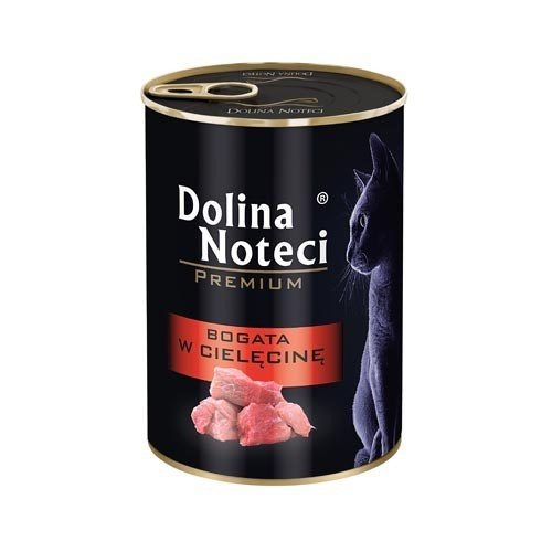 Dolina Noteci Premium rikas vasikalihaga - märgkassitoit - 400g