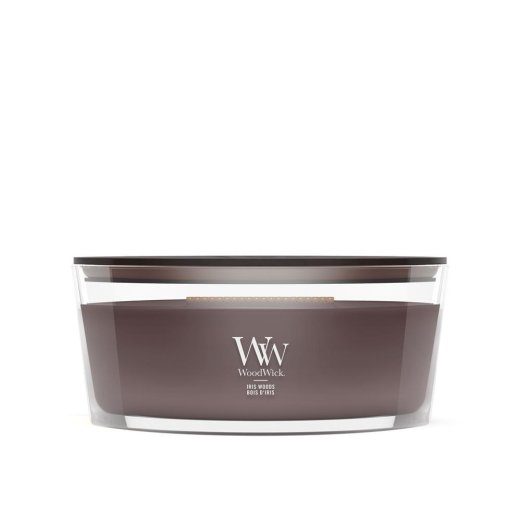 WoodWick Iris Woods vahaküünla Ellipse puitpruun 1 tk(i)