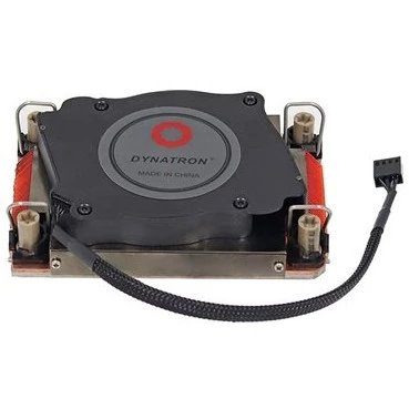 1U augšpūtes CPU dzesētājs Dynatron S3 Intel LGA 4677, aktīvs zema profila risinājums