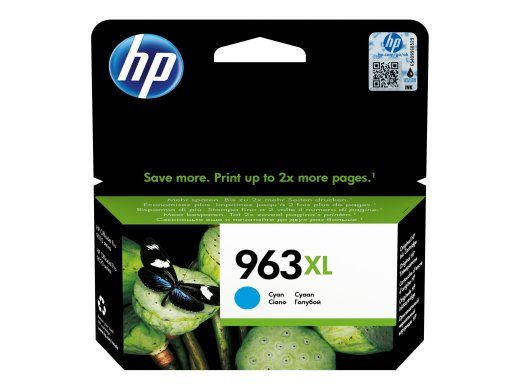 HP 963XL tsüaan 1600-lehekülje tindipatruun 3JA27AE