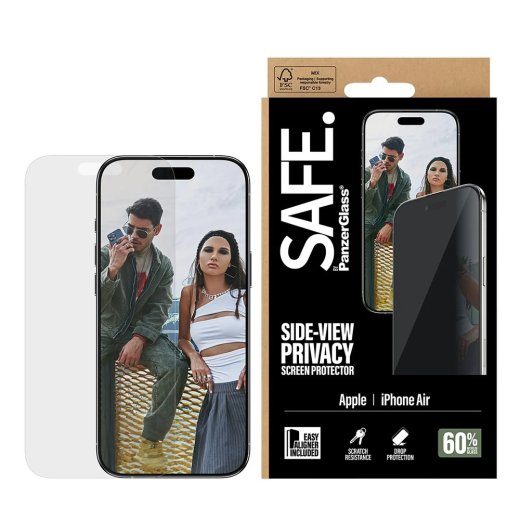 SAFE. by PanzerGlass privaatsusekriinikaitse iPhone Air (2025) jaoks