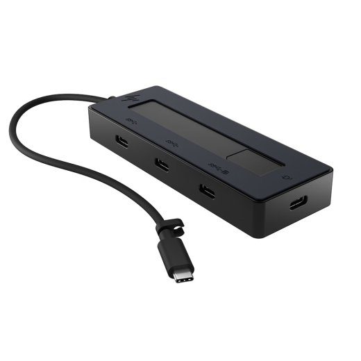HP 4K USB-C daugiasąryčio centrinio jungiklio 4-uolis 65W centrinio jungiklio